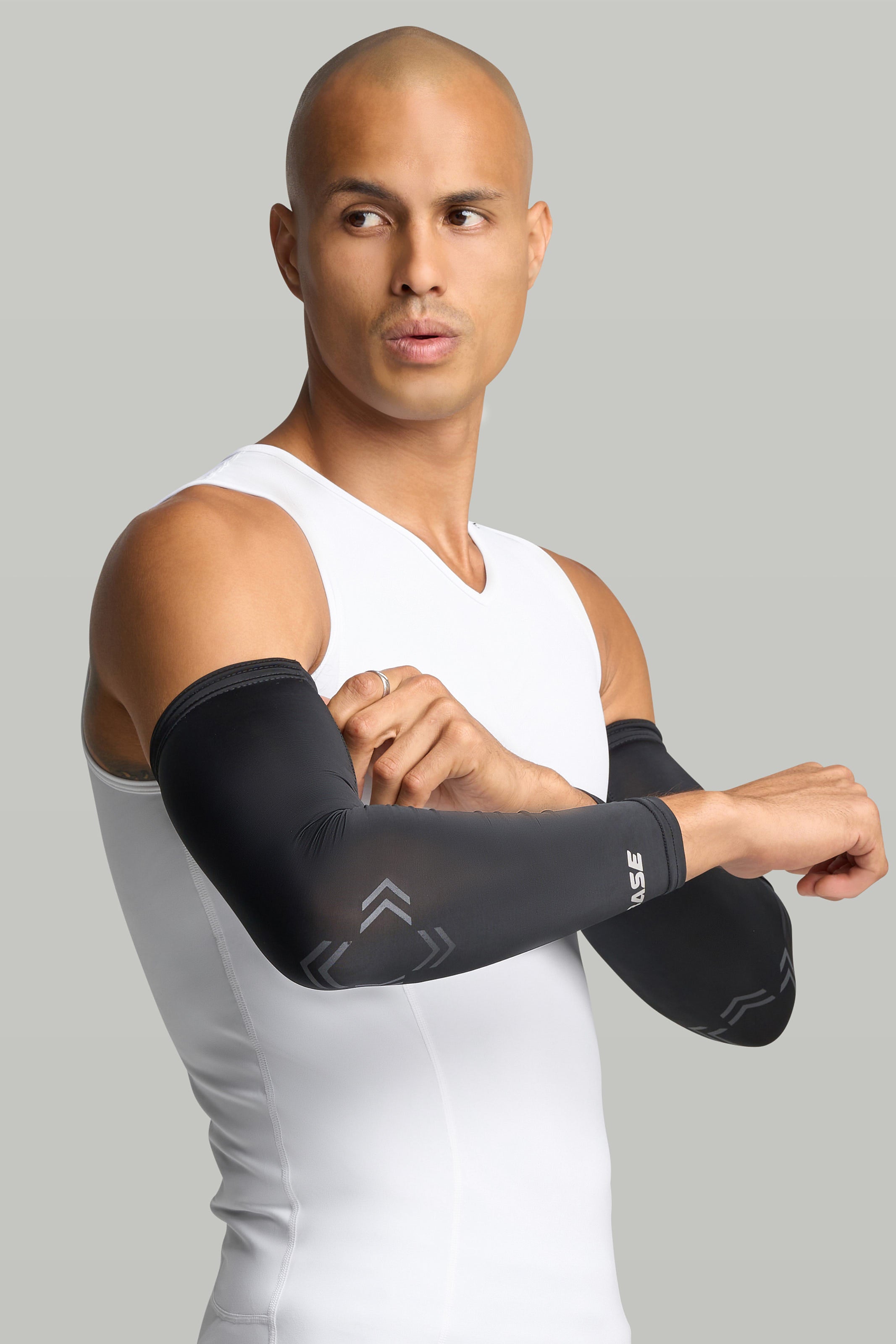 BASE Compression Arm Sleeve (Pair) - Black