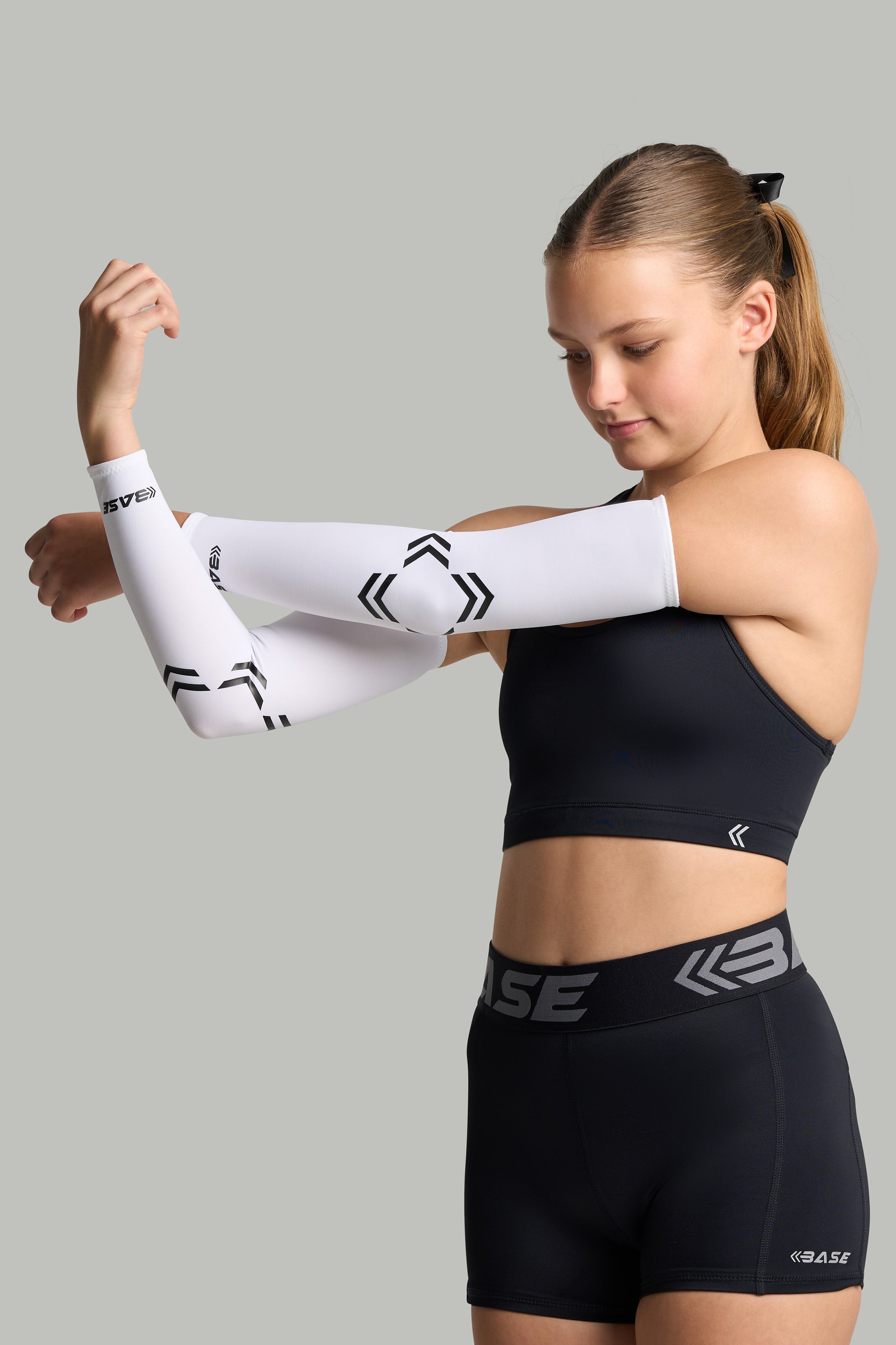 BASE Compression Arm Sleeve (Pair) - White
