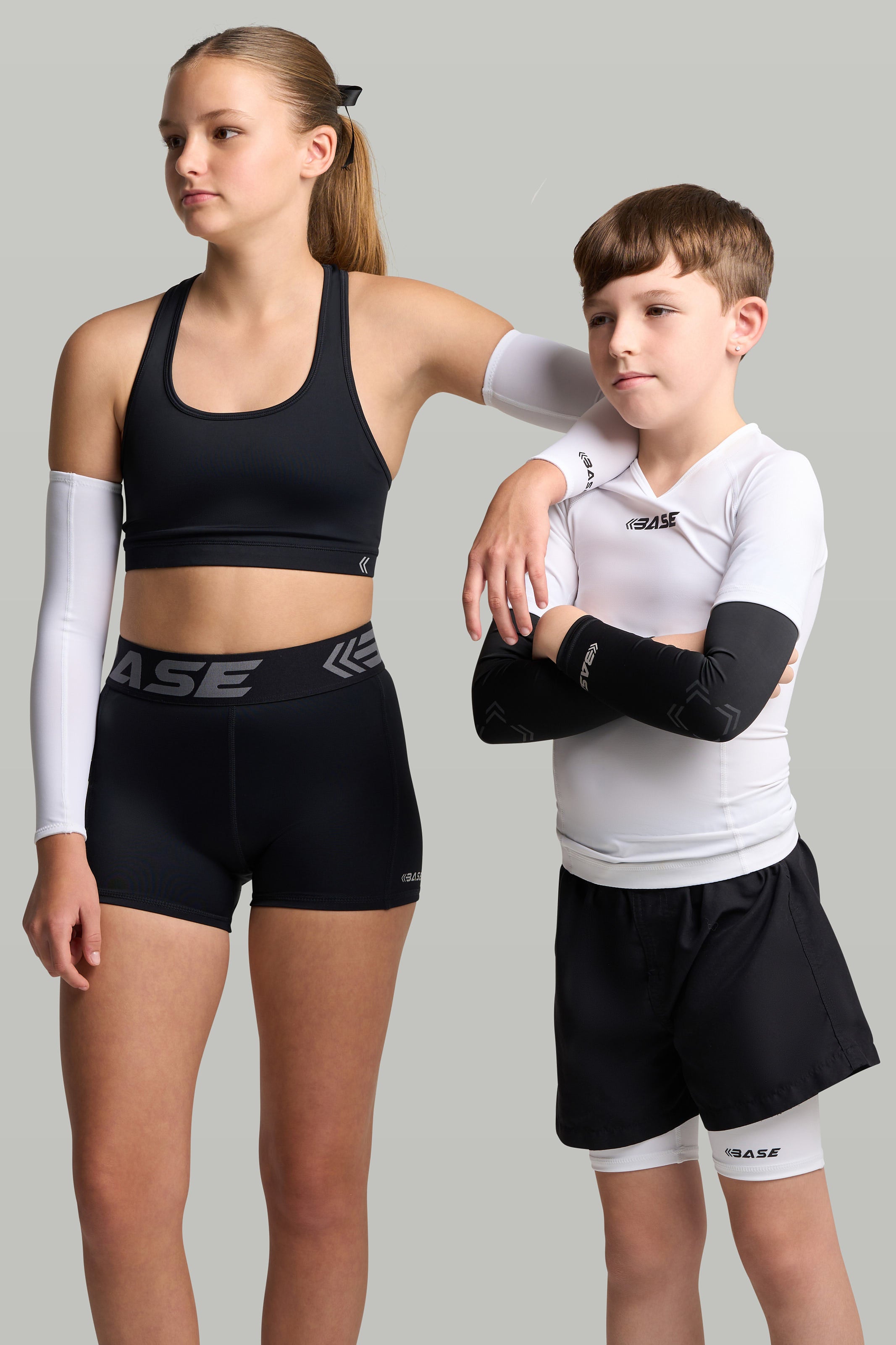 BASE Compression Arm Sleeve (Pair) - Black