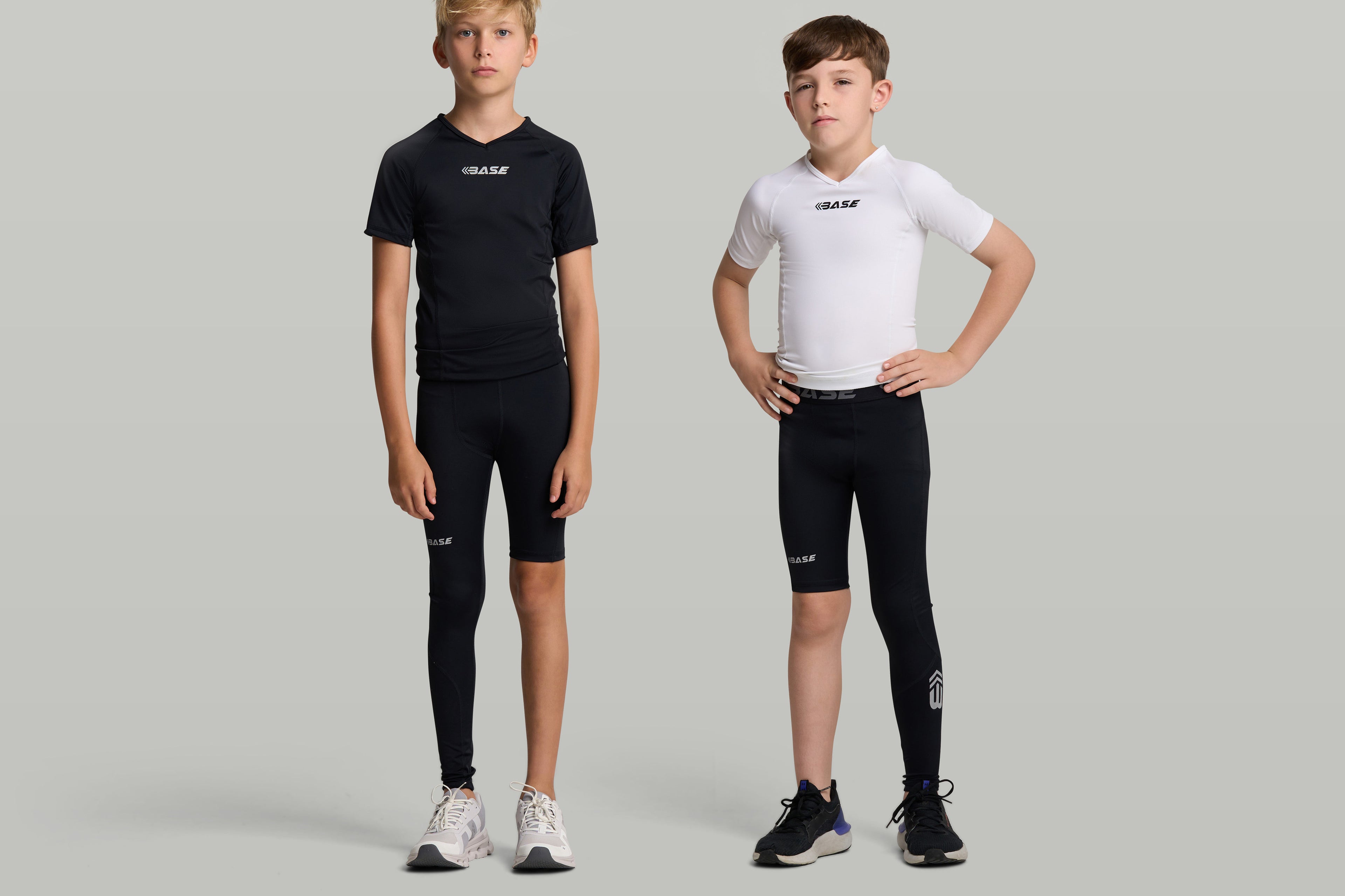 BASE Boys Adapted Compression Tights (Left Leg Short)
