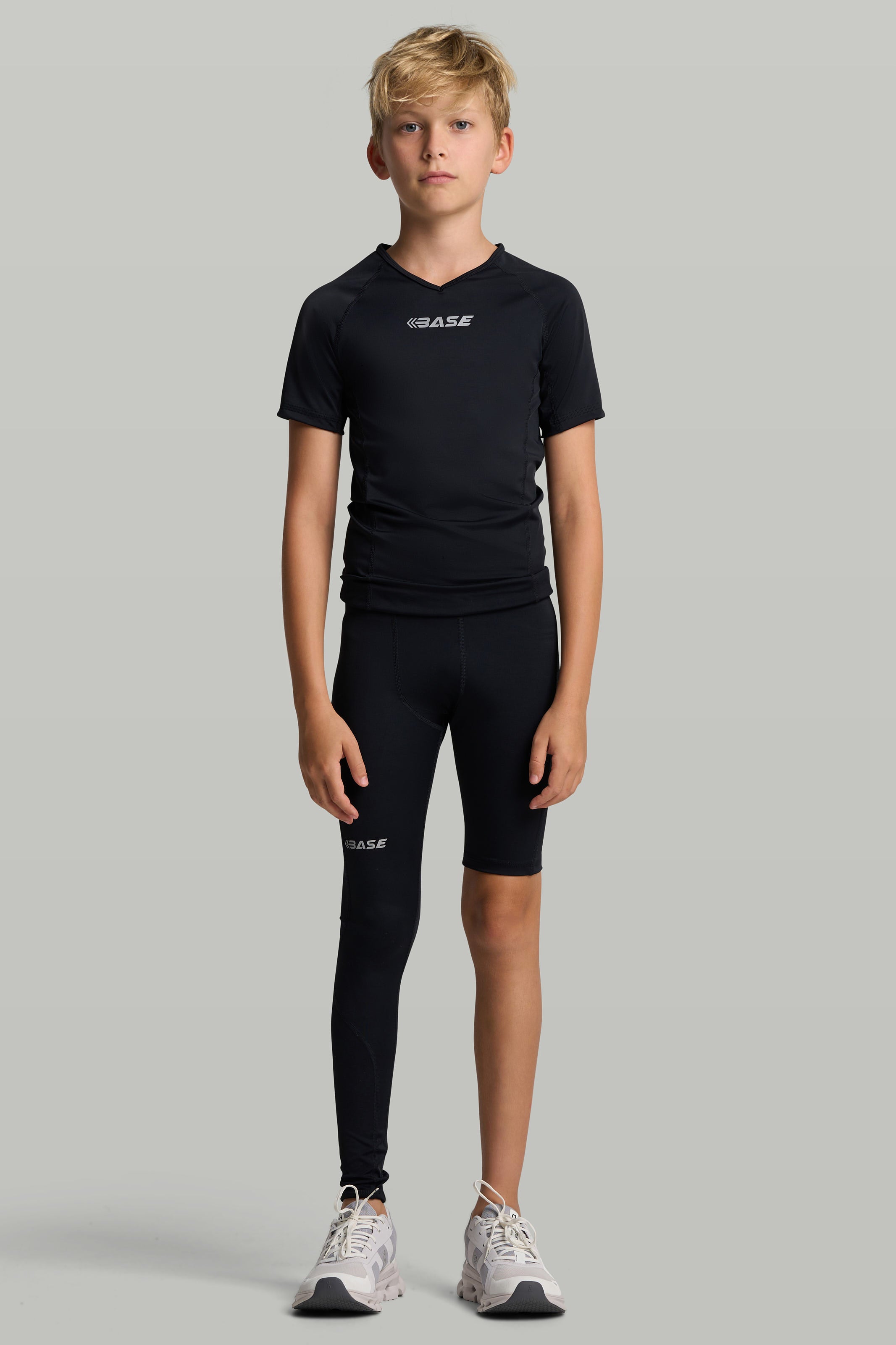BASE Boys Adapted Compression Tights (Left Leg Short)