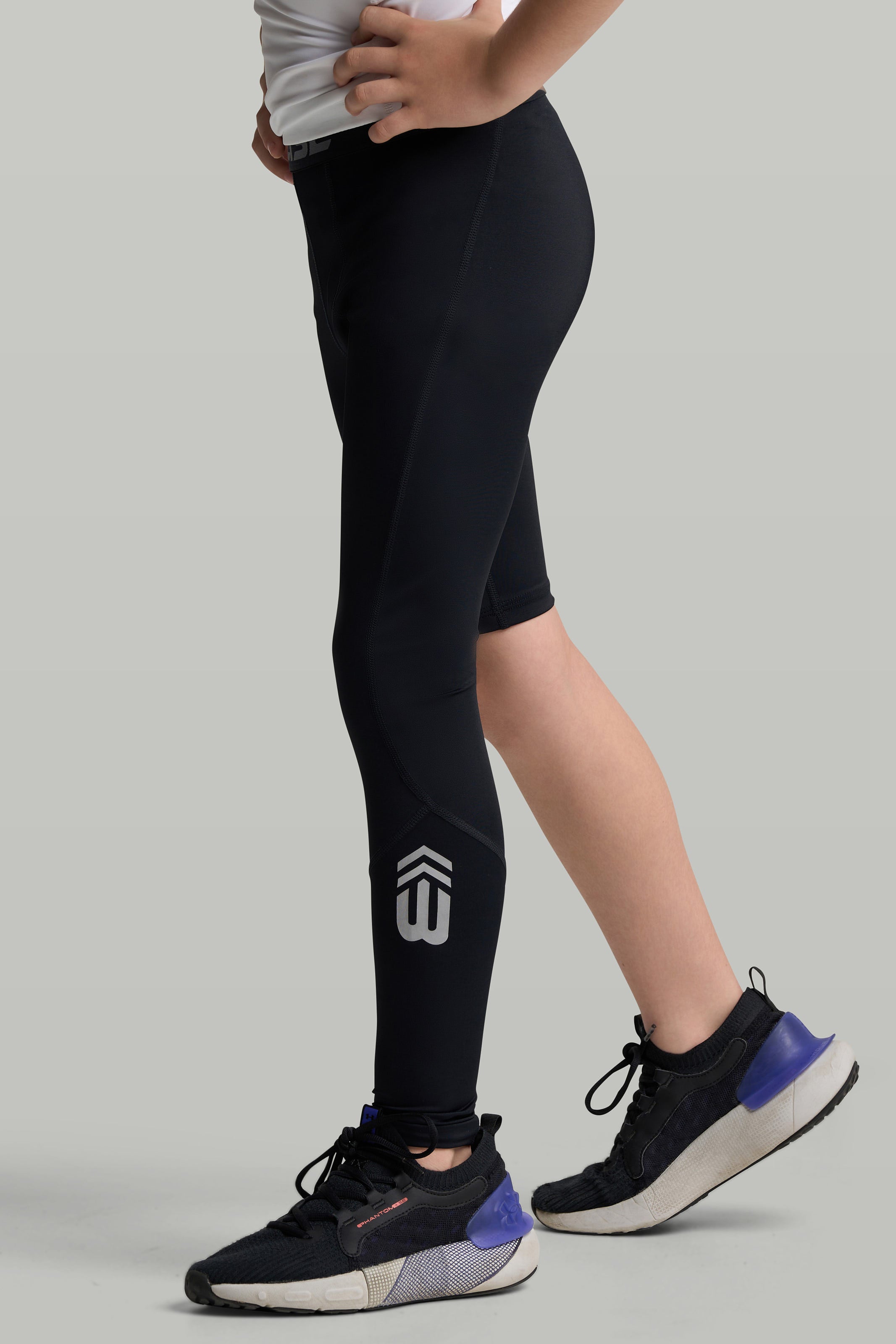 BASE Boys Adapted Compression Tights (Right Leg Short)