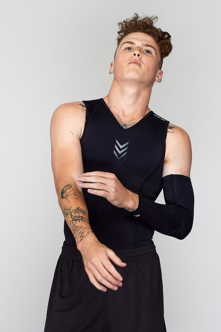 BASE Compression Arm Guard (Pair) - Black