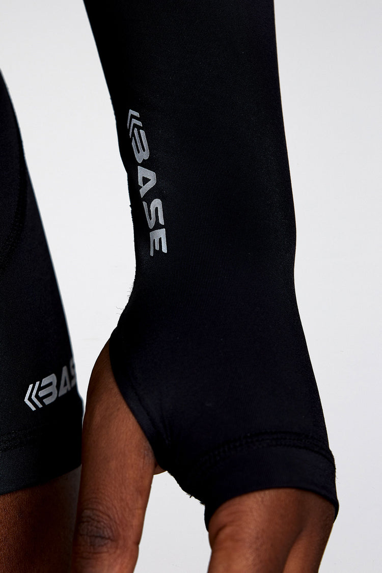 BASE Women's Long Sleeve Compression Tee - Black