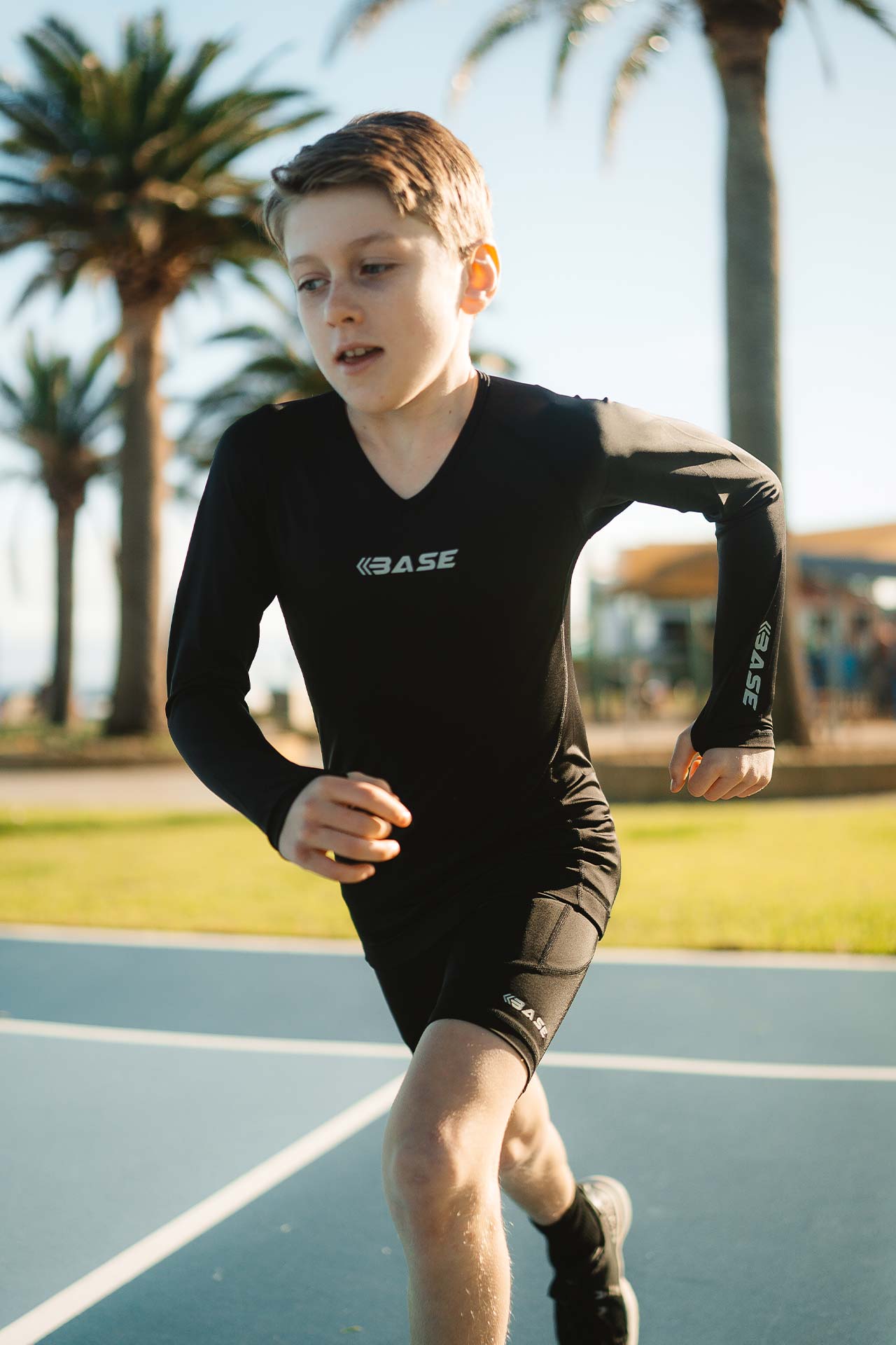 BASE Youth Compression Shorts - Black – BASE Compression