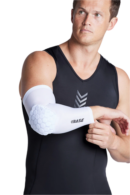 BASE Compression Padded Arm Guard (Single) - White