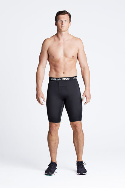 Men's 9 Compression Shorts - Black