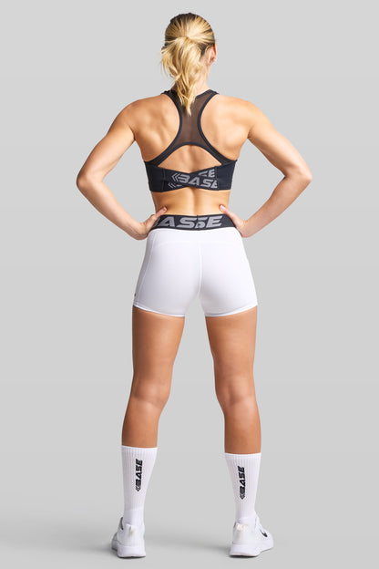 BASE Unisex Crew Socks - White