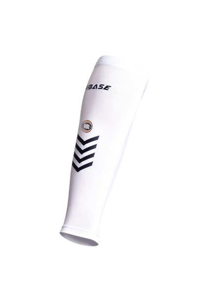 BASE + NBL Compression Calf Sleeve (Single) - White