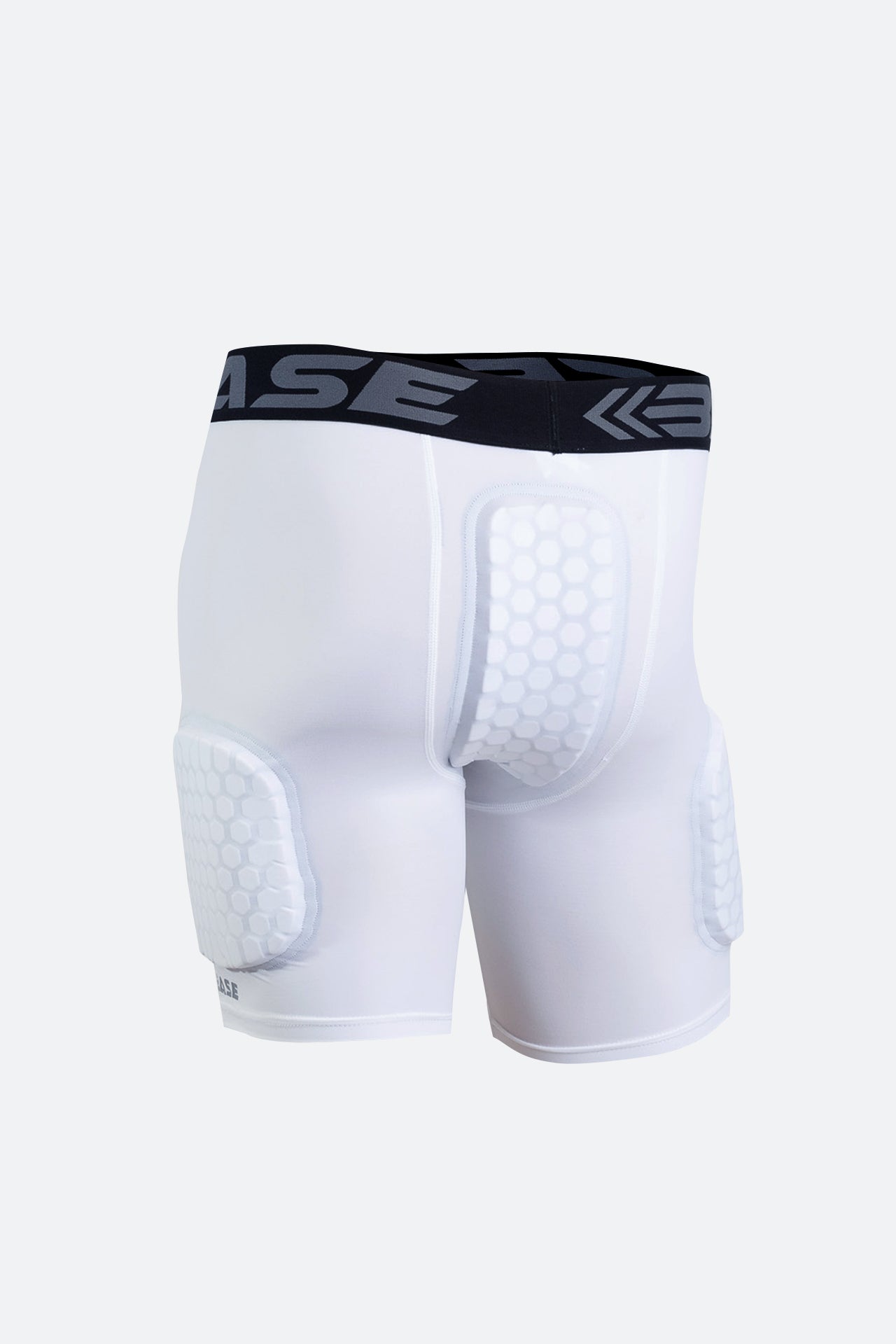 Men s Padded Compression Short White