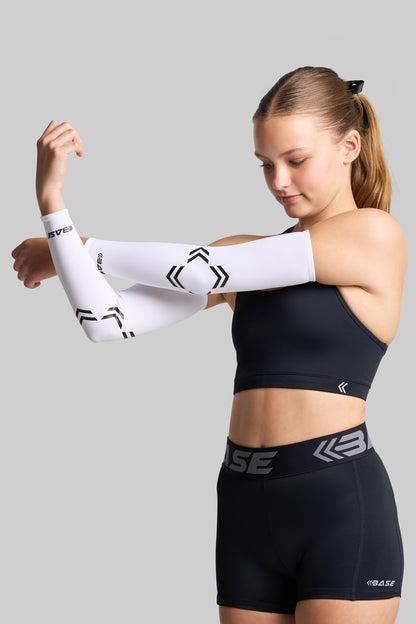 BASE Compression Arm Sleeve (Pair) - White