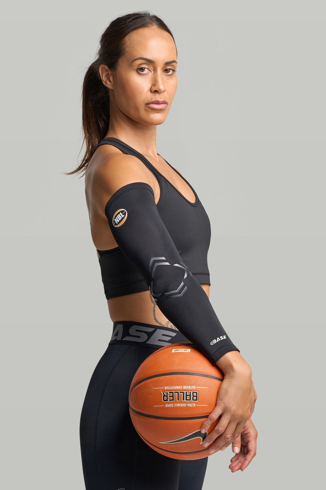 BASE + NBL Compression Arm Guard (Pair) - Black