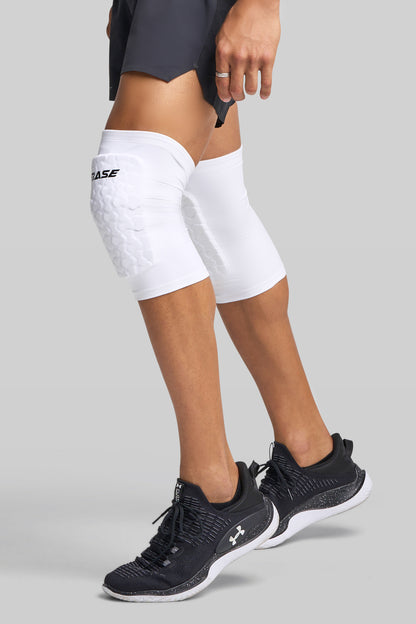 Court Padded Knee Guard (PAIR) - White