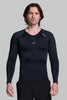 BASE Men's Long Sleeve Compression Tee - Black