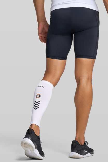 BASE + NBL Compression Calf Sleeve (Single) - White