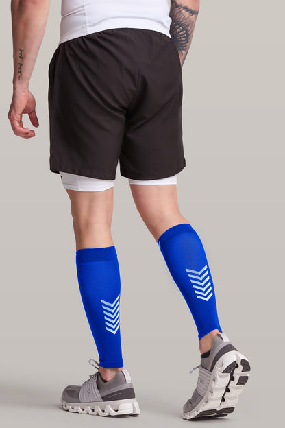 BASE Compression Calf Sleeve (Pair) - Royal
