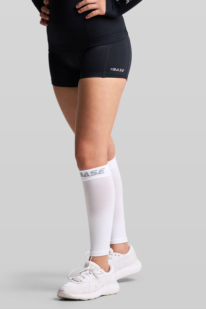 BASE Compression Calf Sleeve (Pair) - White