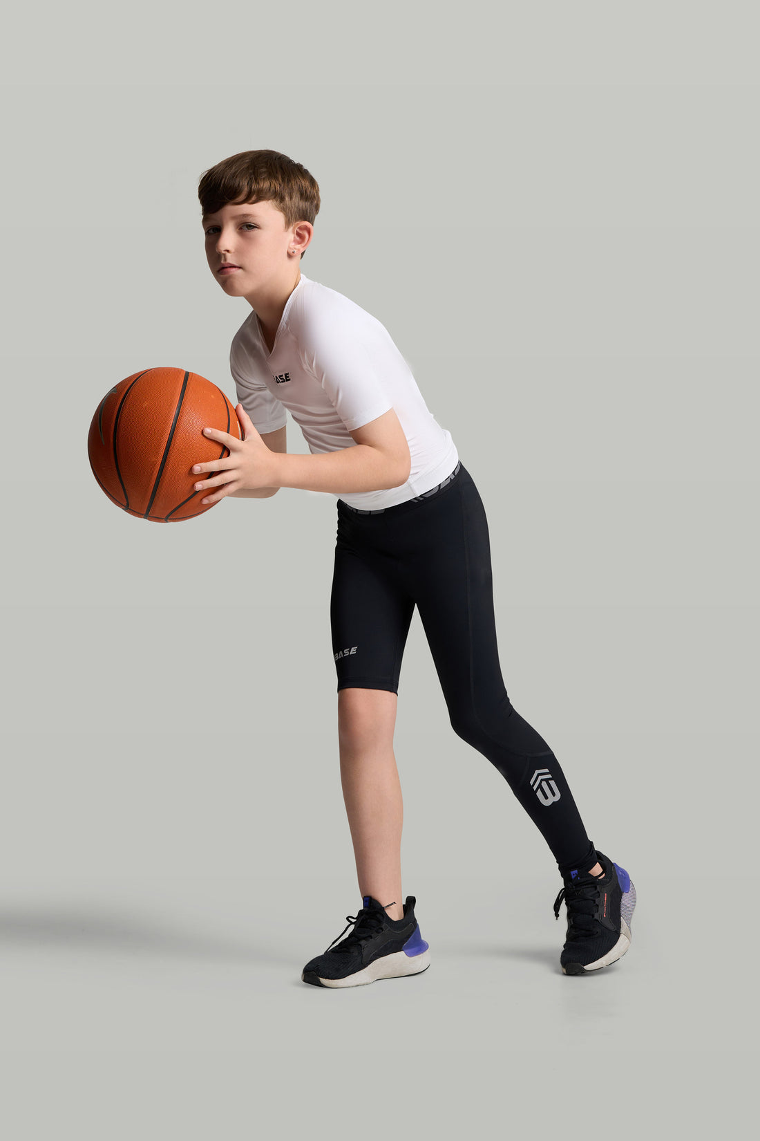 BASE Boys Adapted Compression Tights (Right Leg Short)