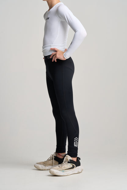 BASE Youth Boys Compression Tights - Black