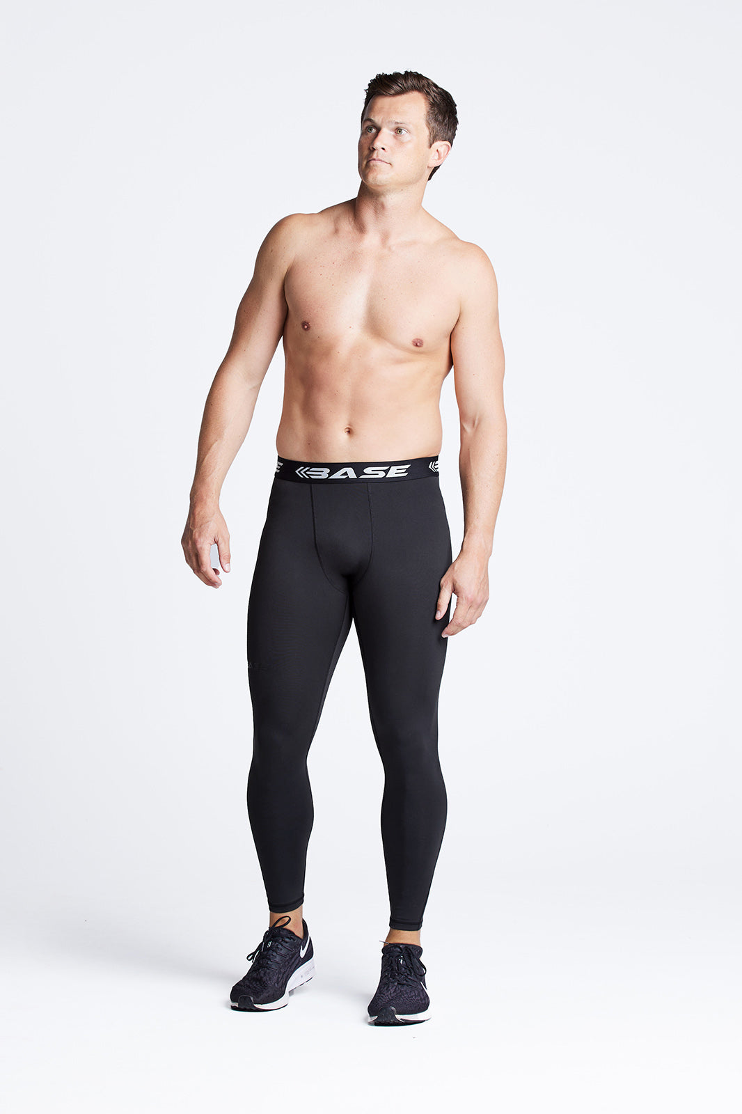 BASE Men's Adapted Compression Tights (Right leg short)