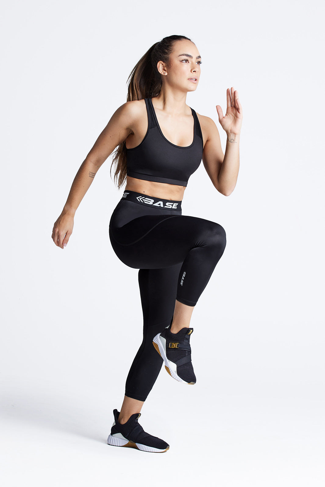 Black active outlet tights