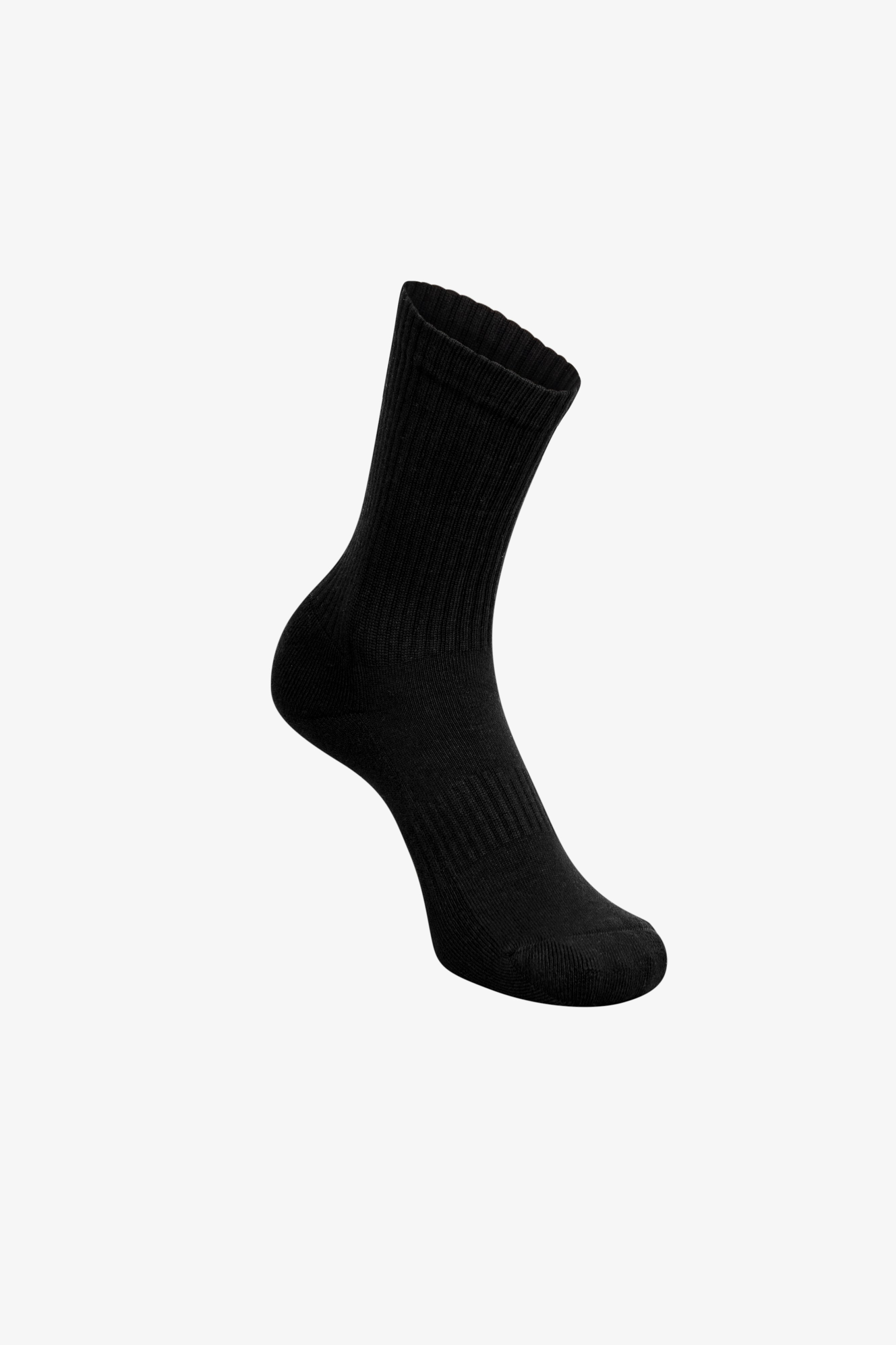 BASE Unisex Crew Socks - Black