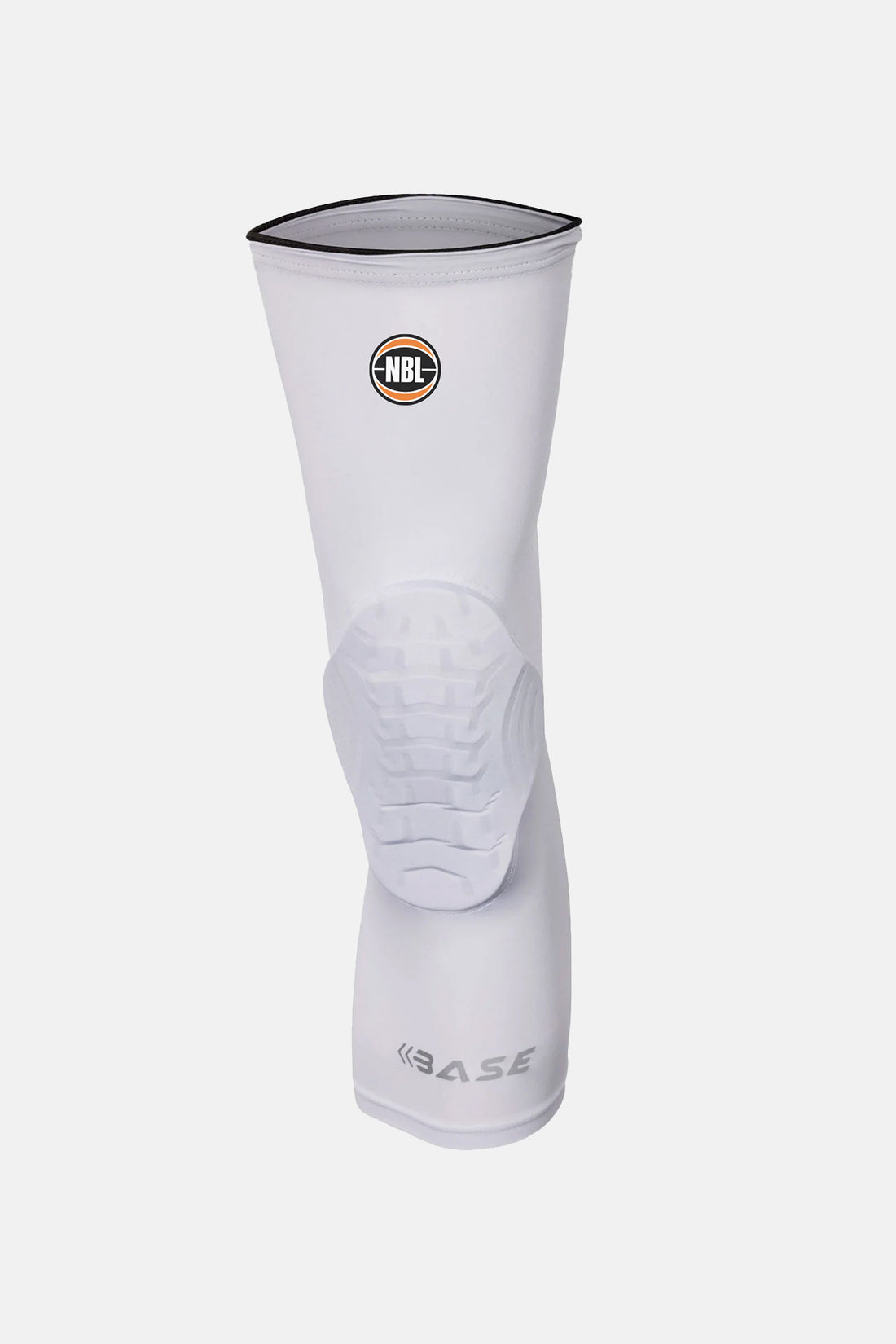 BASE + NBL Compression Padded Knee Guard (SIngle) - White