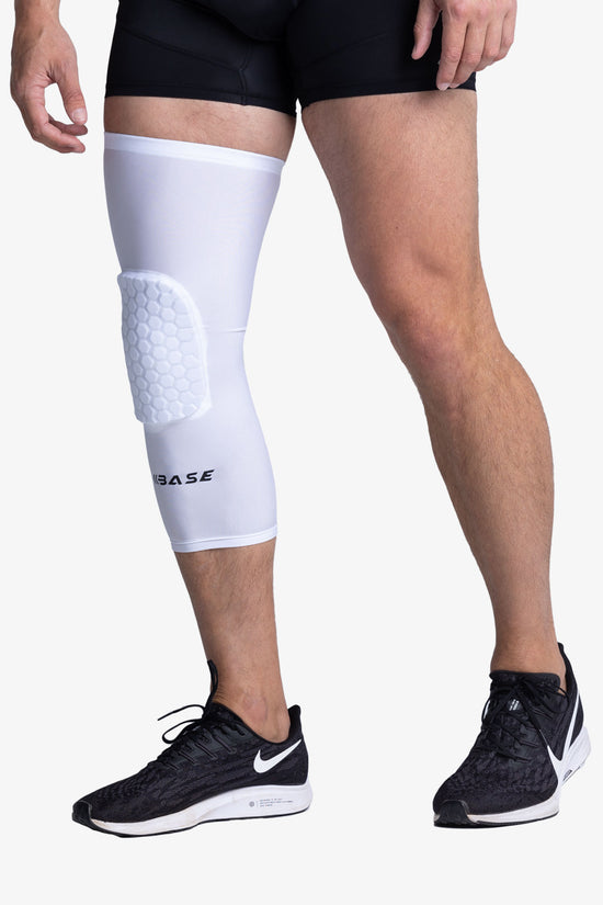 BASE Core Padded Knee Guard - White