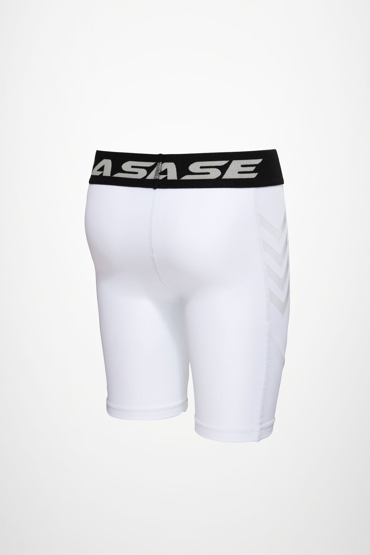 BASE Youth Compression Shorts - White - back view